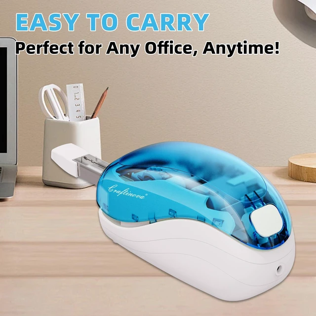 Alt view image 7 of 7 - Electric Stapler,Including 2000 Staples and 1 Staple Remover, Suitable for Palm Size and high Comfort25 Sheet Capacity, AC Adapter or Battery PoweredBattery not Included