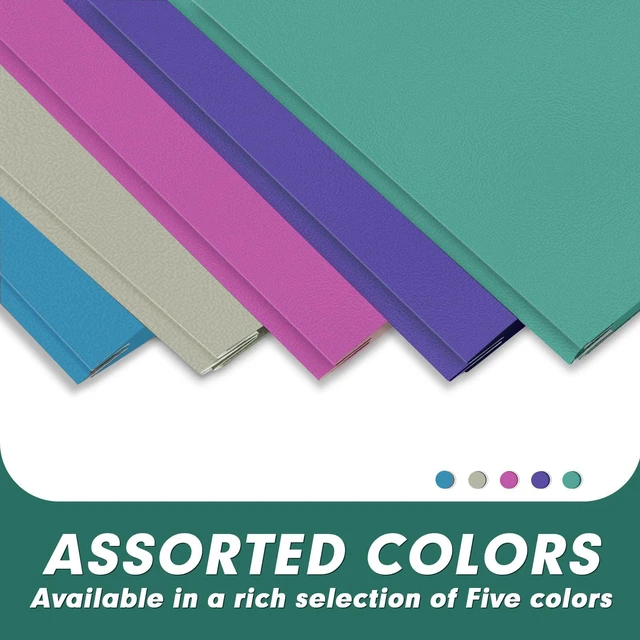 Alt view image 2 of 7 - 30 Pack Two Pocket Paper Folders with Prongs, Letter Size (5 Colors) 3 Prong Folders with Pockets, Paper, 3 Hole Punched, For School, Office, Home, Business
