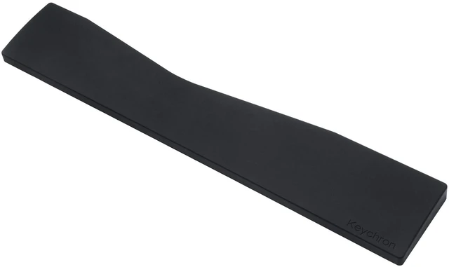 Main image of Black Silicone Wrist & Palm Rest, 17.56" for 100% Alice Layout Mechanical Keyboards (Q13 Max / Q13 Pro) Full Honeycomb Anti-Slip Base, Smooth and Soft Typing Support