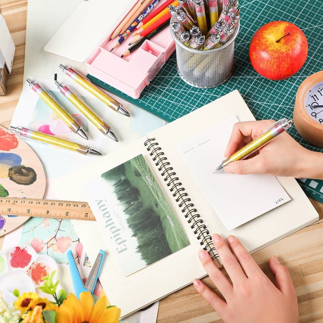 Alt view image 2 of 7 - 100 Pcs Teacher Pens Back to School Gifts Bulk Pencil Ballpoint First Day of School Gift for Teacher Student Welcome Back to Classroom Preschool Kindergarten Staff Must Have Stationery
