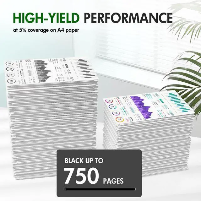 Alt view image 3 of 7 - 65XL 65 Black 3755 5055 3772 Ink Cartridges Combo Pack for HP Printers Replacement for HP 65XL Black Ink Cartridge Printer DeskJet 3755 2600 3700 Envy 5055 5000 AMP 100 Series (2 Pack Black*2)