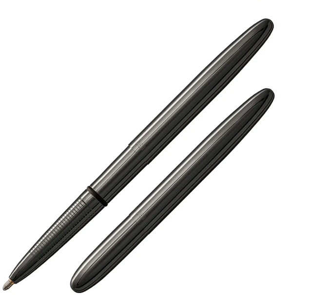 Main image of Space Pen Dark Matter Black Titanium Nitride Ballpoint Bullet Pen Gift Box, Compact Size, Writes Upside Down and in Extreme Temperatures, Smooth Black Ink, Medium Point, Made in the USA