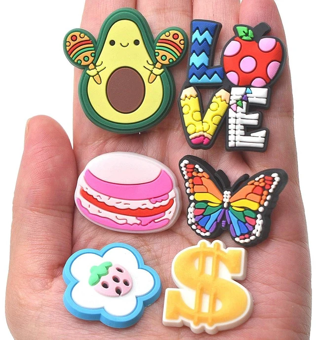 Alt view image 6 of 7 - YEALQU 200PCS Random Different Pencil Topper Decoations Cute PVC Pencil Toppes Lovely Black Clip for Pupil/Junior Students Gifts Awards