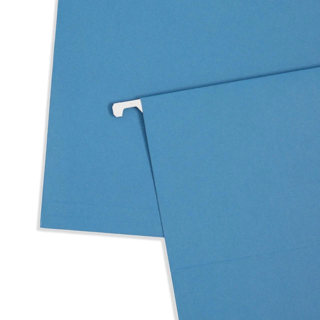 Alt view image 7 of 7 - 25 Hanging File Folders, Legal Size, Reinforced 11pt, 1/5 Cut Tabs, Plastic Tabs and Inserts Included, for Filing Cabinet, Home, and Office Use