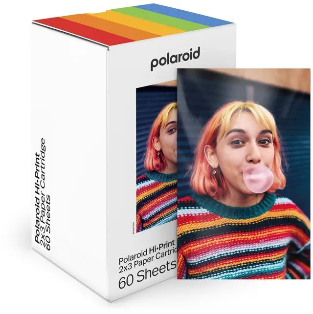 Main image of Hi-Print Paper - 2x3 Photo Paper Cardridge - 60 Photos (6356) 2x3" dye sub paper with 60 sheets and sticky-back for Hi-Print, mobile printing and personalization