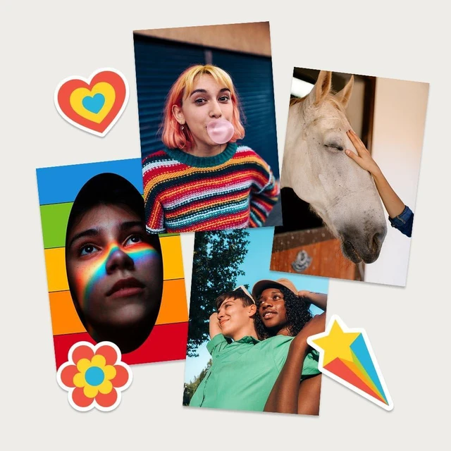 Alt view image 6 of 7 - Hi-Print Paper - 2x3 Photo Paper Cardridge - 60 Photos (6356) 2x3" dye sub paper with 60 sheets and sticky-back for Hi-Print, mobile printing and personalization