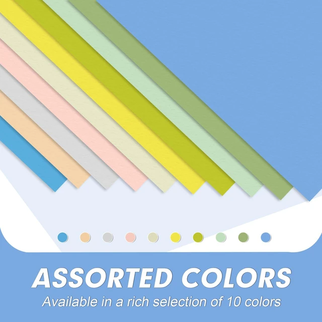 Alt view image 5 of 7 - Two Pocket Folders, 100 Pack File Folders with Pockets Fit Letter Size Paper, Thick Paper File Folder for School Office Business Home, Assorted 10 Colors