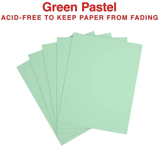 Alt view image 4 of 5 - 30% Recycled Color Copy Paper, Green, 20 lb., 500/Ream 8.5x11 inch sheets for office, school & home printing and craft projects