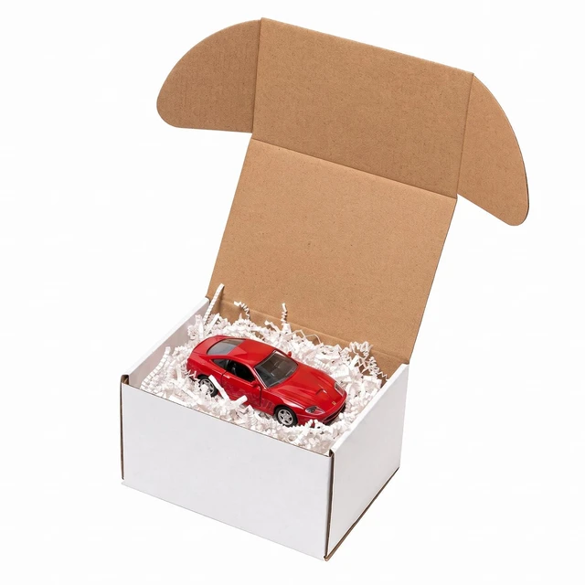 Alt view image 6 of 6 - 7x5x4 Inches Shipping Boxes 50 Pack Corrugated Cardboard White Box Medium White Literature Mailer Bulk Packaging Supplies