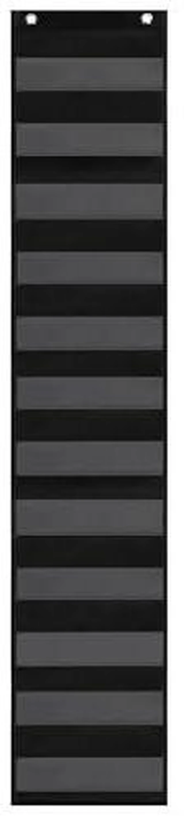 Alt view image 6 of 7 - Sentence Strip Pocket Chart, 9" Wide x 56" Tall, Black Pocket Chart For Dry Erase Sentence Strips, Easy to Use & Hang, Reusable, For Classrooms, Home & Office