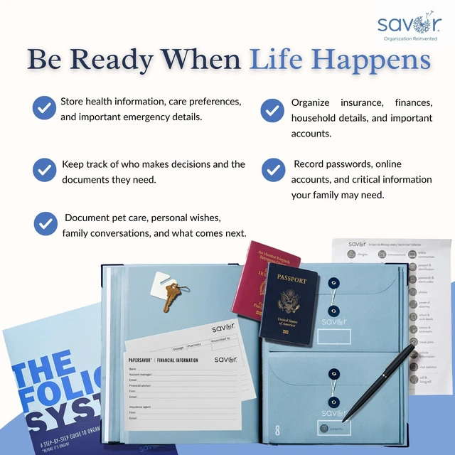 Alt view image 2 of 7 - End of Life Planner, in Case I Die Binder & Estate Planning Organizer I'm Dead, Now What? Planner and Organizer for Accounts, Contacts, Final Wishes, Beneficiaries, Insurance, and Property