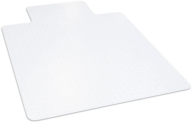 Main image of Office Chair Mat for Low Pile Carpet with Lip, 36" x 48", Clear