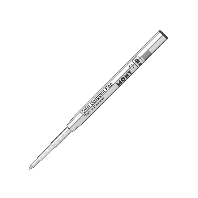 Alt view image 3 of 7 - Ballpoint Pen Refills (B) Mystery Black 116191 Refill Cartridges with a Broad Tip for Ball Pens 2 x Black Ballpoint Refills