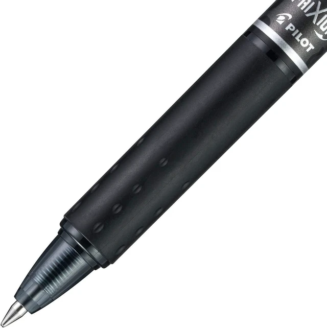 Alt view image 6 of 7 - FriXion Clicker Erasable Pens, 0.7mm Fine Point, Black Ink Refillable & Retractable Gel Ink Pens Ideal for School & Office Writing, Pack of 3 Black & 3 Blue Ink Pens with 4 Refills