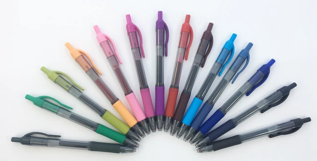 Alt view image 4 of 6 - SARASA X20 Retractable Gel Pen, Assorted Ink, 0.7mm, 14-Pack Rapid-Dry Ink, Smear-Resistant, Ideal for Left-Handed Writers, Note-Taking, Office, School Supplies, Medium Point Tip (46824)