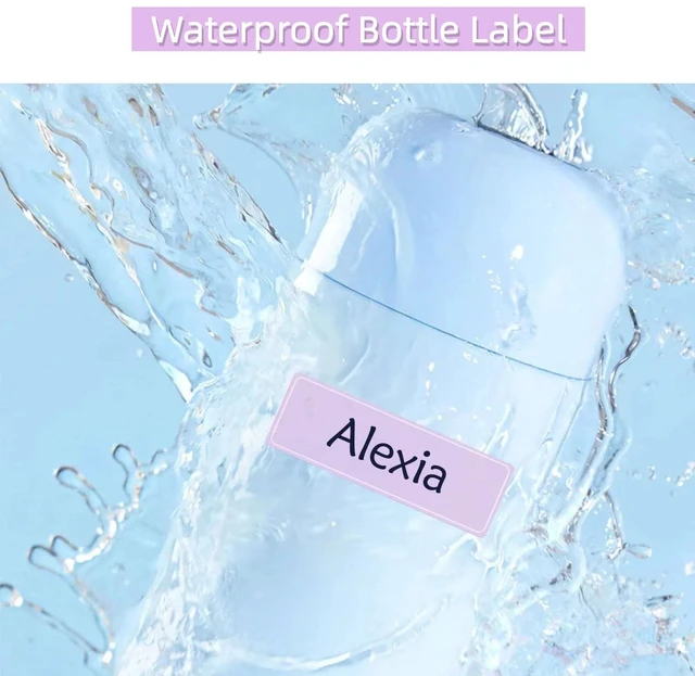 Alt view image 4 of 6 - Assorted Colors Waterproof Removable Labels with Pen Adhesive Name Tag 400PCS Name Label Stickers for Baby Daycare,Kids School Supplies,Home Office File Container Organization