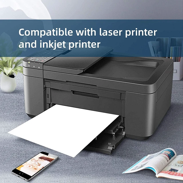Alt view image 3 of 5 - Full Sheet Shipping Labels 8.5 x 11 for Laser & Inkjet Printers, 100 Sheets 100 Labels Self Adhesive Full Sheet 8 1/2x11 Labels, Mailing Label Sheets for Printer, Full Page Shipping Labels