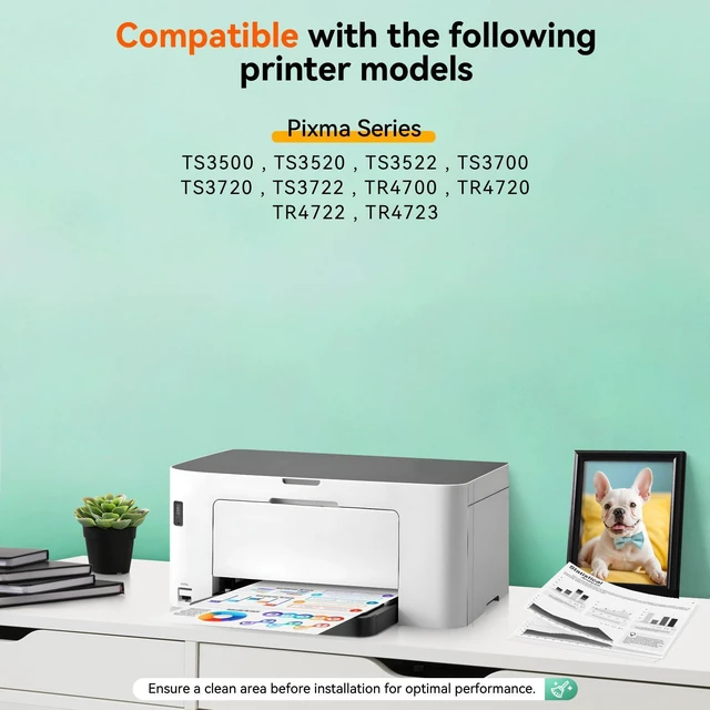 Alt view image 2 of 7 - PG-275XL CL-276XL Compatible for Canon 275 and 276 Ink Cartridges Combo Pack PG 275 CL 276 XL Work for Canon Pixma TR4720 TS3720 TS3522 TS3520 TS3722 TS3500 TR4722 TR4723 TR4700 TS3700 Printer