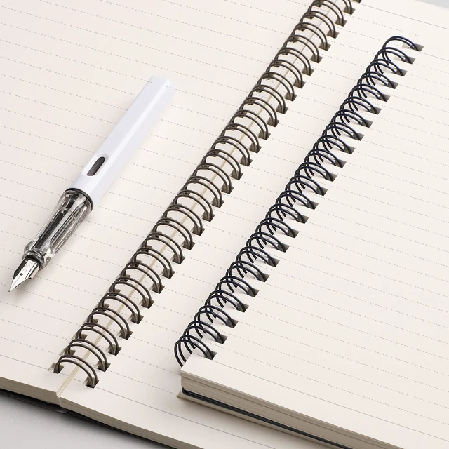 Alt view image 4 of 7 - Lined Spiral Journal Notebook, 3 Pack, 480 Pages, B5 (7.4" x 10") College Ruled, 100 GSM Thick Paper, Flexible Plastic Cover, for School, Student, Writing, Journaling, Work, Women & Men