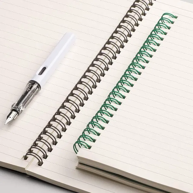 Alt view image 4 of 7 - Lined Spiral Journal Notebook, 3 Pack, 480 Pages, B5 (7.4" x 10") College Ruled, 100 GSM Thick Paper, Flexible Plastic Cover, for School, Student, Writing, Journaling, Work, Women & Men