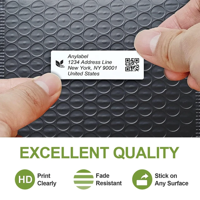 Alt view image 3 of 7 - Compatible 3" x 1" Direct Thermal Labes Replacement for Barcodes Postage Address Shipping Compatible with Rollo & Zebra Desktop Printers Adhesive & Perforated (12 Rolls, 1300 Labels/Roll)