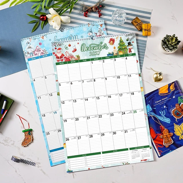 Alt view image 7 of 7 - 2027 wall calendar - 2027 Large Wall Calendar, Big Calendars 2027 15.4'' x 23'', Jan. 2027 - Dec. 2027, 12-Month Hanging Planner for Office Home Planning & Organizing - 12 Different Themes