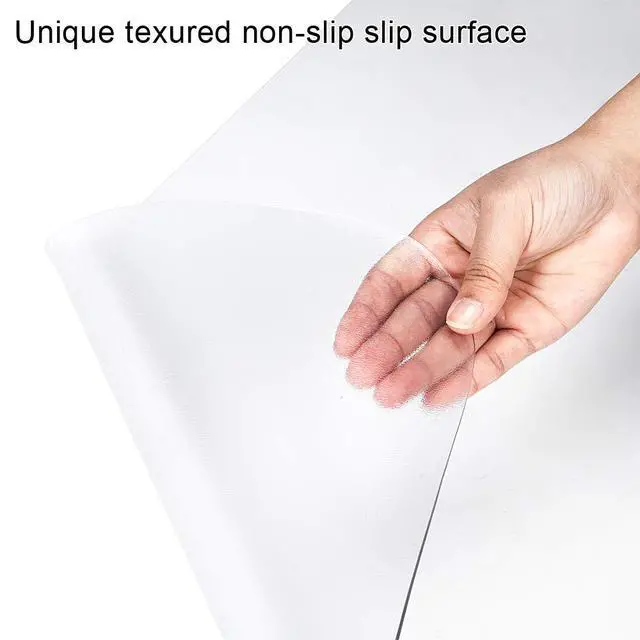 Alt view image 2 of 7 - Clear Chair mat for Hard Floors, 48 x 48 inches Floor Mats Wood/Tile Protection Transparent Mat for Office & Home(48" X 48" Square)