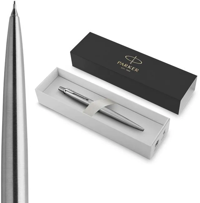 Main image of Jotter Mechanical Pencil, Stainless Steel with Chrome Trim, 0.5mm, HB #2 - Smooth Writing, Signature Design, Stationary, Desk Essentials