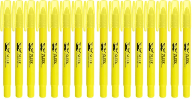 Main image of No Bleed Gel Bible Highlighters, Yellow, Pack of 16
