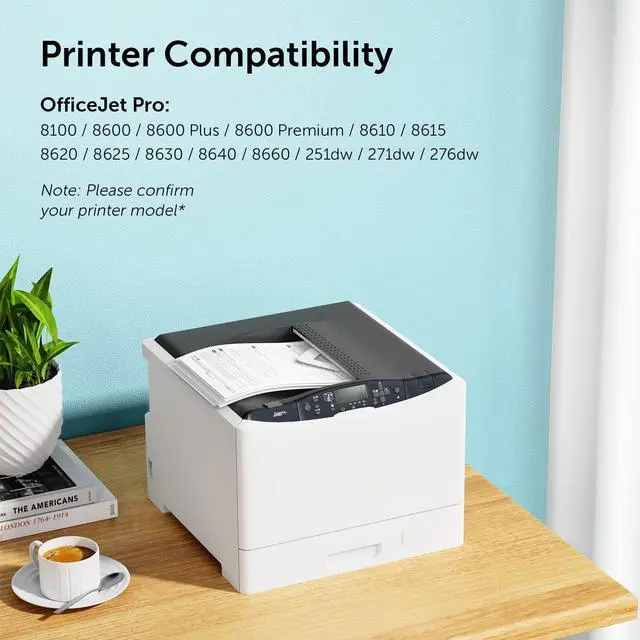 Alt view image 2 of 7 - 950XL 951XL Combo Compatible for HP 950 XL 951 XL Ink Cartridge Replacement for HP OfficeJet Pro 8600 8610 8620 8100 8630 8660 8640 8615 76DW 251DW (1 Black, 1 Cyan, 1 Magenta, 1 Yellow)