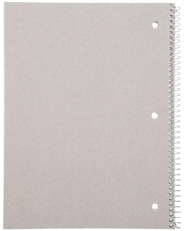 Alt view image 7 of 7 - Spiral Notebooks, Wirebound, Journals for School, Work, Business, Aesthetic Stationery, Writing Pads, Teacher & Student Supplies (4, Solid Color, Graph)