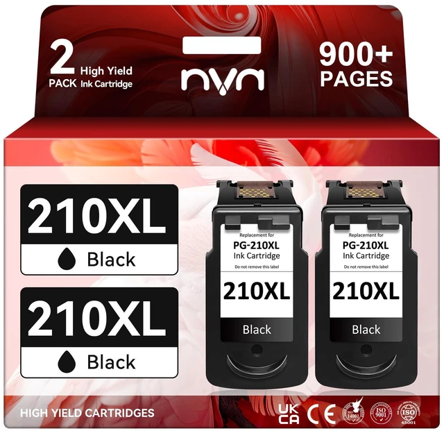 Main image of PG 210XL Black Ink Cartridge Compatible for Canon 210XL Black Ink Cartridge 900 Pages High Yield PG210XL Upgraded Chip Compatible for Canon PIXMA MX410 MX320 MX340 MP480 MP490 MP270 IP2700 IP2702