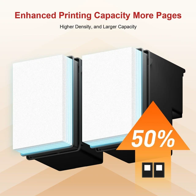 Alt view image 4 of 7 - PG 210XL Black Ink Cartridge Compatible for Canon 210XL Black Ink Cartridge 900 Pages High Yield PG210XL Upgraded Chip Compatible for Canon PIXMA MX410 MX320 MX340 MP480 MP490 MP270 IP2700 IP2702