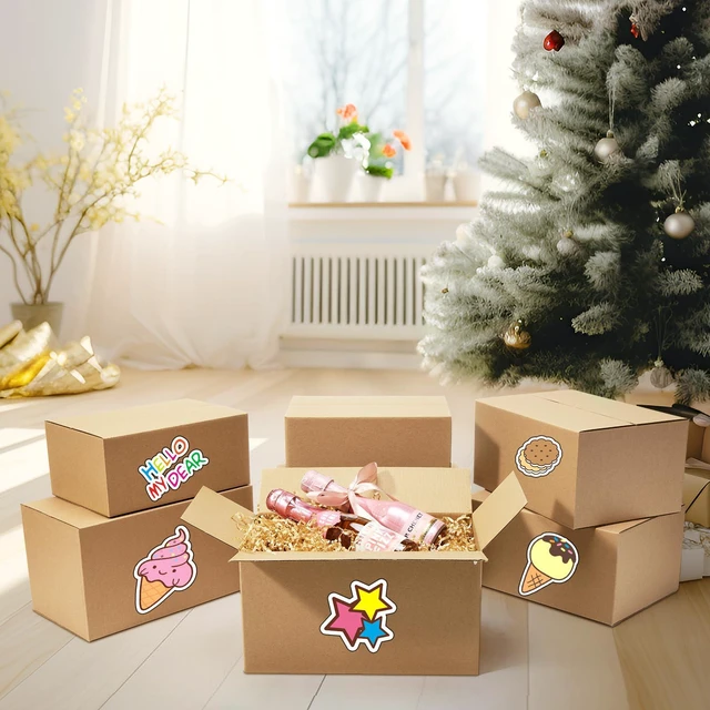 Alt view image 5 of 6 - 30 Pack Small Shipping Boxes Assorted Sizes, 9x6x4 & 10x7x5 & 11x6x6 10 PCS Each Mailing Boxes, Brown Corrugated Box Mailers, Cardboard Boxes for Packaging Small Business