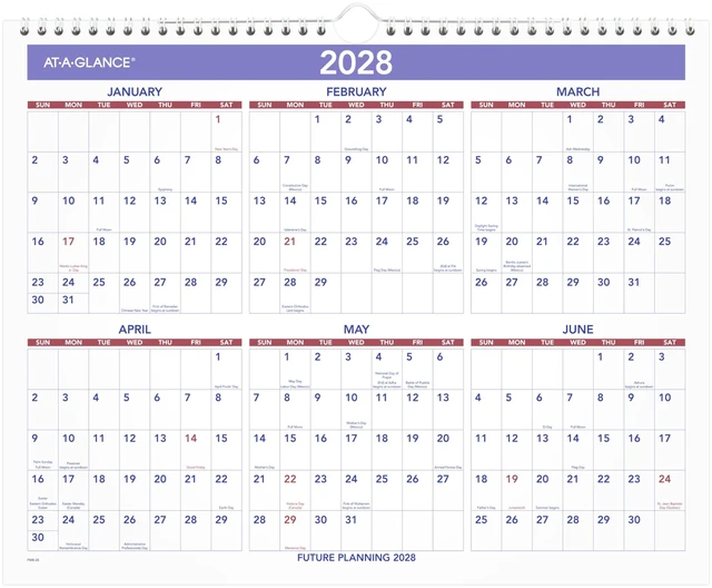 Alt view image 5 of 5 - 2027 Wall Calendar, Monthly, 15" x 12" Planner, Ruled Daily Blocks (PM82827)