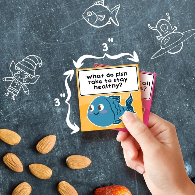 Alt view image 4 of 6 - 500 Lunchbox Notes for Kids Funny Lunch Notes with Jokes & Puns Includes Lunch Box Jokes for Kids, Dad Jokes, Funny Puns and Positive Messages for School, Parties and Picnics