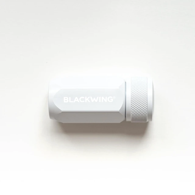 Alt view image 2 of 7 - One-Step Long Point Pencil Sharpener, German Steel Blade, White