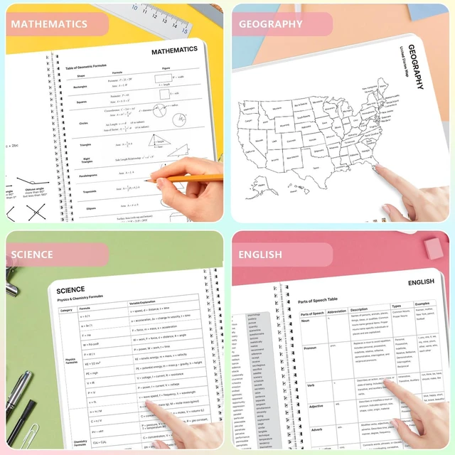 Alt view image 6 of 7 - Cute School Planner 2026-2027, Pink Checker Pattern Student Organizer, Jul. 2026 - Jun. 2027, 8.5" x 11", Weekly & Monthly Agenda for Middle and High School