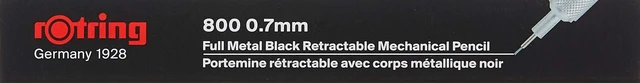 Alt view image 4 of 6 - 800 Retractable Mechanical Pencil 0.7 mm Black Barrel