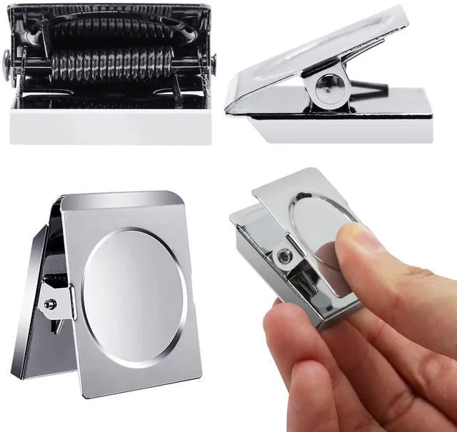 Alt view image 3 of 7 - Magnetic Clips, 2.12 inches Heavy Duty Metal Magnet Clips for Hanging, 6 Pack Extra Strong Large Magnetic Clip for Whiteboard, Classroom, Office