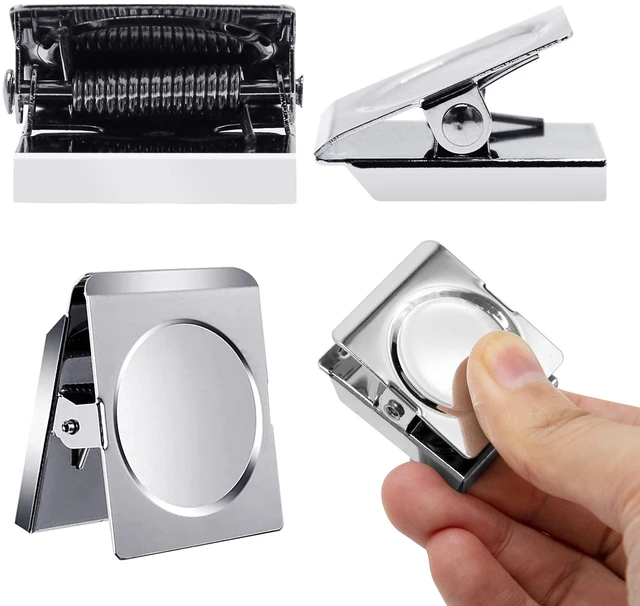 Alt view image 7 of 7 - Magnetic Clips 1.5 inch, 12 Pack Heavy Duty Magnet Metal Clips for Hanging, Strong Magnet Clip for Whiteboard, Fridge, Classroom, Refrigerator
