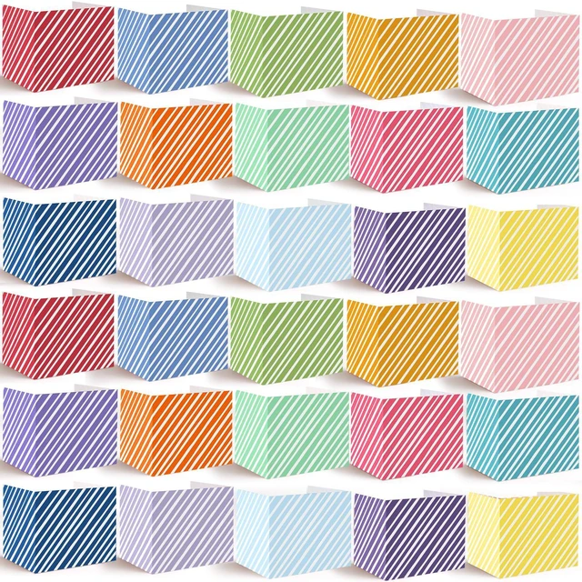 Main image of 30 Pcs Privacy Folders for Students Desk,Strip,Stripe Color Trifold Desk Dividers for Classroom, Colored Privacy Partition Folders for Student Teacher Desks, 15.8 x 13.4 x 11.81 Inches
