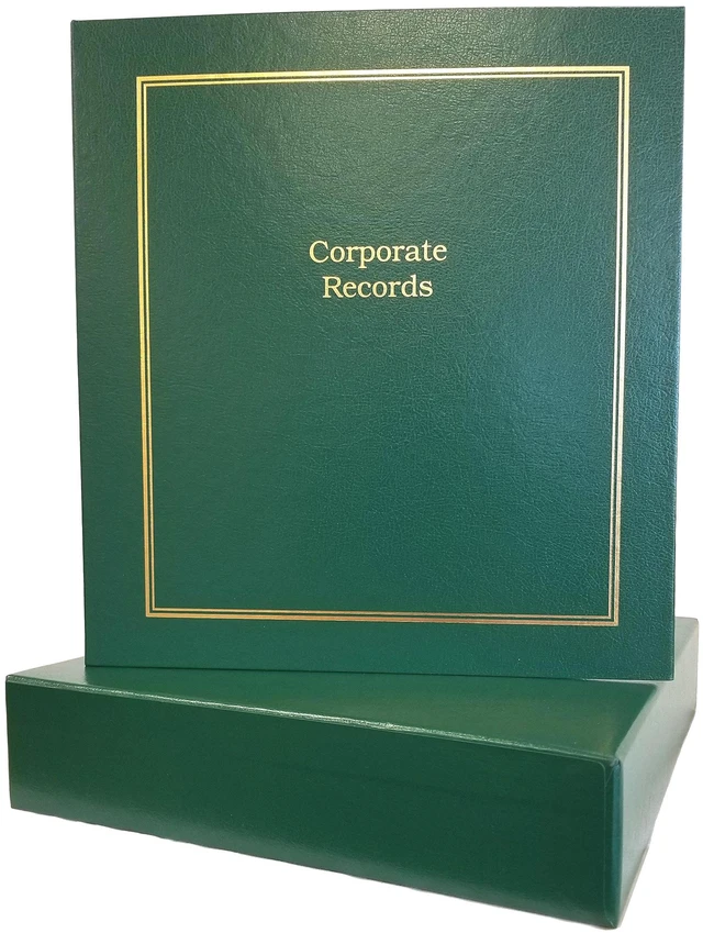 Alt view image 2 of 3 - Not for Profit Corporate Kit (Green) - Binder, Slipcase, Stock Certificates, Index Tabs & Metal Corporate Seal
