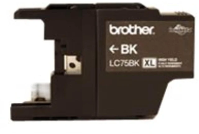 Alt view image 2 of 4 - Genuine High Yield Black Ink Cartridge, LC75BK, Replacement Black Ink, Page Yield Up to 600 Pages, LC75