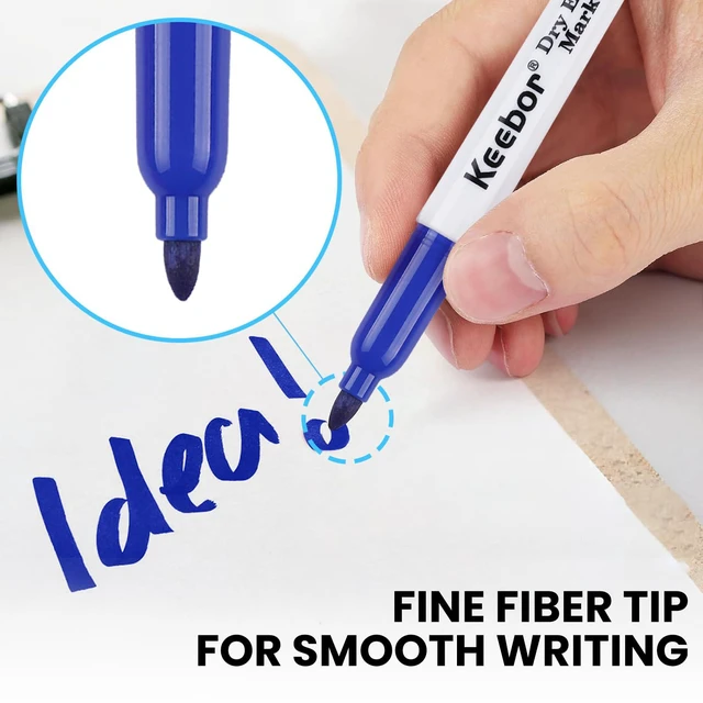 Alt view image 2 of 7 - Dry Erase Markers Fine Tip, 3 Assorted Colors, 72 Pack Low-Odor Whiteboard Markers, Office Supplies Low-Odor Whiteboard Markers, Smooth Writing. Ideal for School, Classroom & Office Daily Supplies