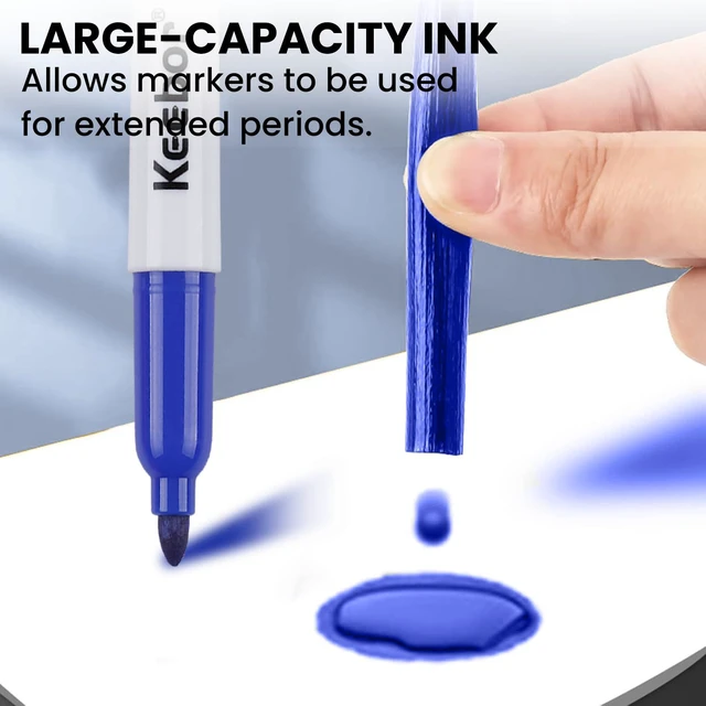 Alt view image 3 of 7 - Dry Erase Markers Fine Tip, 3 Assorted Colors, 72 Pack Low-Odor Whiteboard Markers, Office Supplies Low-Odor Whiteboard Markers, Smooth Writing. Ideal for School, Classroom & Office Daily Supplies