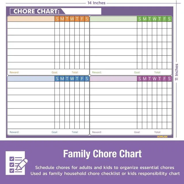 Alt view image 3 of 6 - Magnetic Fridge Calendar Magnet, Dry Erase Whiteboard Calendar and Family Chore Chart for Adults with Magnetic List, Dry Erase Markers and Eraser - 14 x 11 Inches