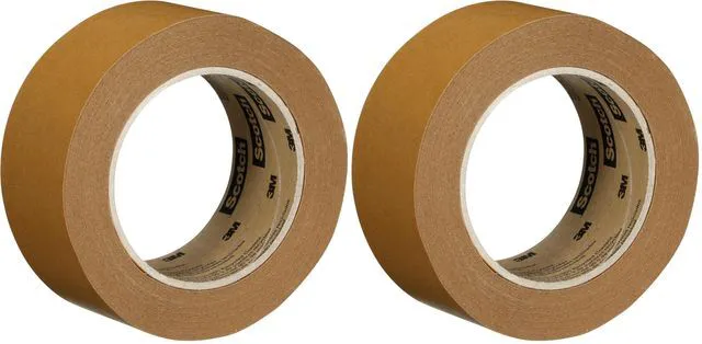 Main image of Scotch Performance Paper Box Sealing Tape 570,1.9" x 55 yd (48 mm x 50 m),1 Roll,Brown,Recycle-Compatible,Great for Packaging,Shipping,and Moving,(Pack of 2)