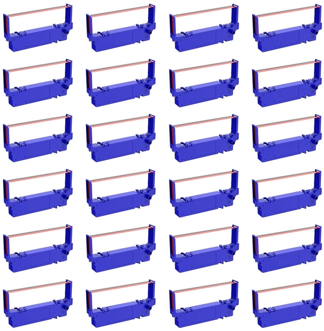 Main image of Compatible Ribbon Replacement for SP700 Printer Ribbon B/R Replacement for Star SP-700BR, RC-700BR, SP-712, SP-742 Ink Ribbon (Black and Red, 24-Pack)
