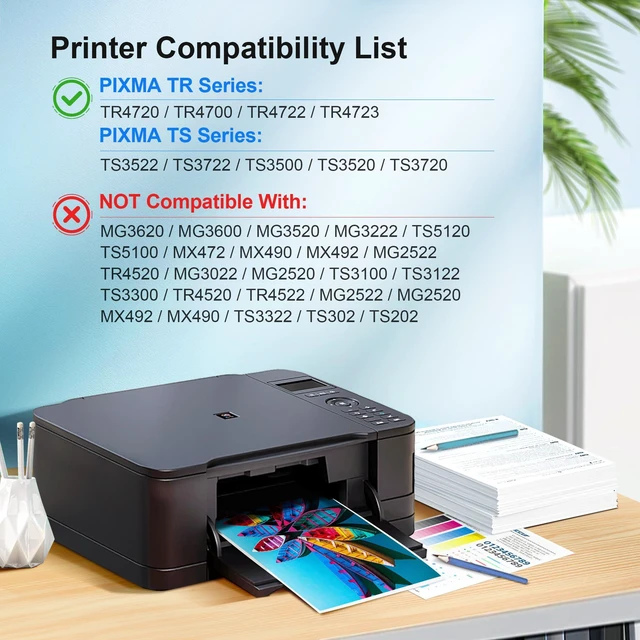 Alt view image 2 of 7 - 275XL 276XL Replacement for Cannon 275 and 276 Ink Cartridges for Canon 275 and 276 Ink Cartridges Works with Canon PIXMA TR4720 TS3522 TR4700 TS3722 TS3500 TR4722 TS3720 TS3520 (Black Color Combo)